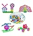 Building Block Toys, Snowflakes Diameter Bigger Interlocking Plastic Disc Set, A Creative and Educational Construction Toy - Best Toy for Boys and Girls 1.7 Inches (4.3 Centimeter)