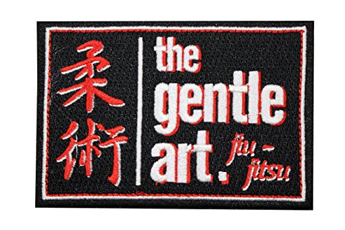 Jiu Jitsu Gi Patch BJJ THE GENTLE ART Iron-on Jiu Jitsu Gift Christmas