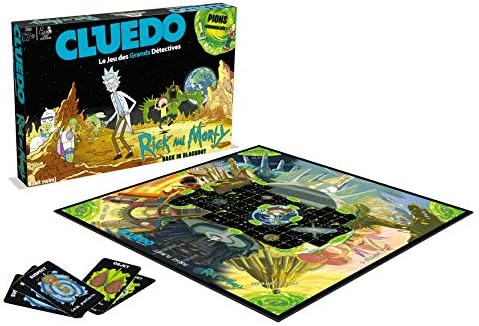 Winning Moves – Cluedo Rick y Morty, 0266, Version Francesa: Amazon.es: Juguetes y juegos
