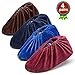 Benozit 4 Pairs Reusable Shoe Covers for Indoors, Shoe Protectors Covers, Non Slip and Washable, Fits Up for US Women's 7.5-9.5, Men's 6-9.5