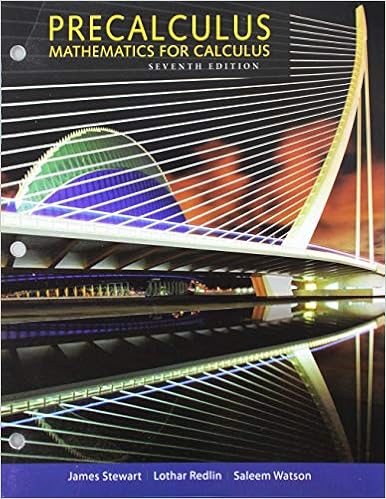 Bundle Precalculus Mathematics For Calculus 7th Webassign For