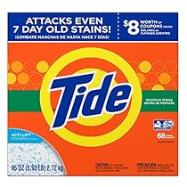 Tide Mountain Spring HE Turbo Powder Laundry Detergent, 68 Loads 95 Ounce