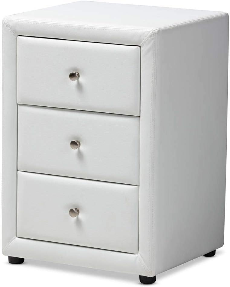 Amazon Com Baxton Studio Tessa Modern And Contemporary White