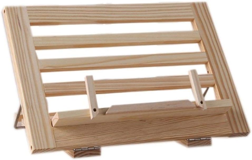 LKU bookshelf Wooden frame reading bookshelf bracketbook