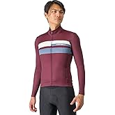 CASTELLI Men’s Lineare Jersey, Long Sleeve Full Zip Up Fleece Lined Jersey for Road & Gravel Cycling, Biking