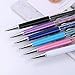 Stylus Pens for Touch Screens, OKRAY 6 Pack Ballpoint Pen with Stylus Tip Black Ink Stylus Pen Compatible with iPad/Tablet, E-Book Reader, iPhone, Android, Samsung and More Touch Screen Devices
