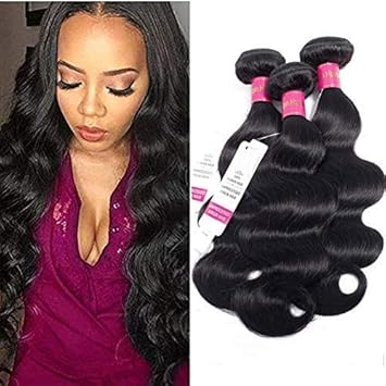 Amazon Com 9a Brazilian Virgin Human Hair 3 Bundles Body Wave