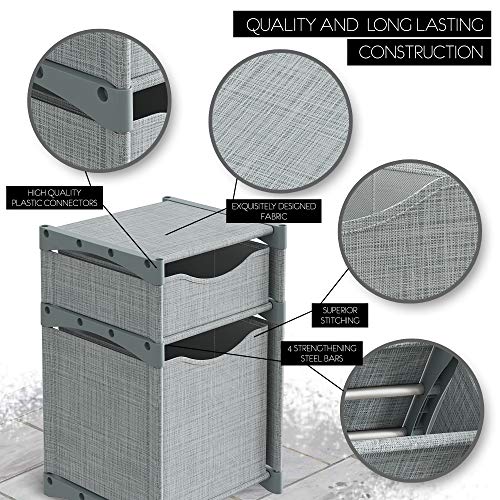12-Cube-Organizer-Set-of-Storage-Cubes-Included-DIY-Closet-Organizer-Bins-Cube-Organizers-and-Storage-Shelves-Unit-Closet-Organizer-for-Bedroom-Playroom-Livingroom-Office-Dorm-Grey