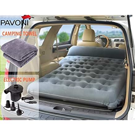 air mattress in minivan