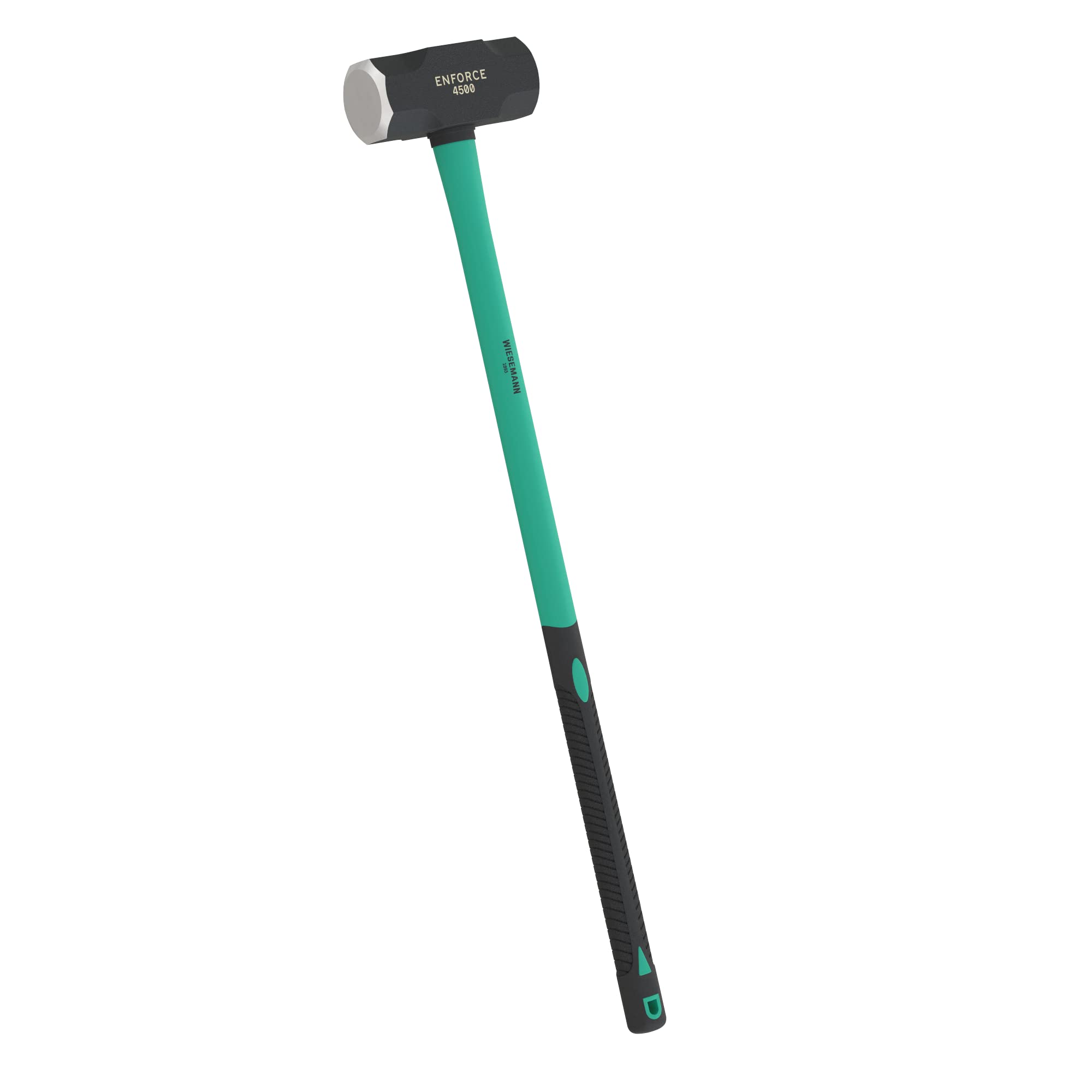 Extra Large Sledgehammer 10lb/4500 Grams with 2K fibreglass 92cm Handle from WIESEMANN 1893 | Enforce Series | Forged and Induction Hardened Hammer Head | 80485