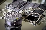 Travel Jewelry Case - Embroidered Chrysanthemum