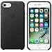 Apple Leather Case for iPhone 7 - Black
