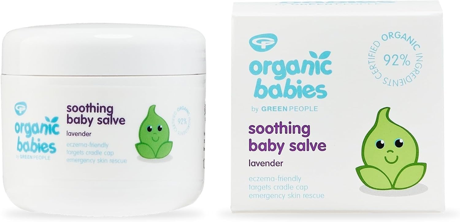 Green People Organic Babies Soothing Baby Salve - Natural & Organic Lavender - Eczema-Friendly - Paraben Free, 100ml