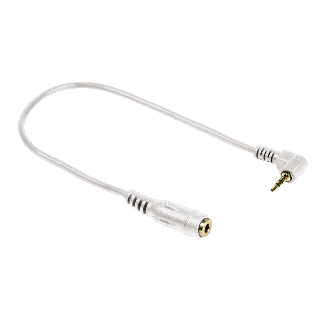 Hama Cable Adapter 2.5mm Jack to 3.5mm Socket, White, 00014011