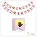 Pink and Gold Baby Shower Decorations for Girl - ITS A GIRL Banner & BABY SHOWER Banner, Tassel Garland, Paper Pom Poms Tissue Flower Nursery Gender Reveal Party Kit Decor