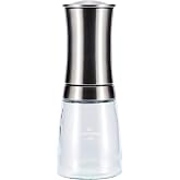 KYOCERA Ceramic Spice Mill &ndash; Adjustable Non-Reactive Salt &amp; Pepper Grinder | Non-Reactive Mechanism Will Not Absorb Flavors, Upright Design Helps Contain Residual Grinds, Manual Operation