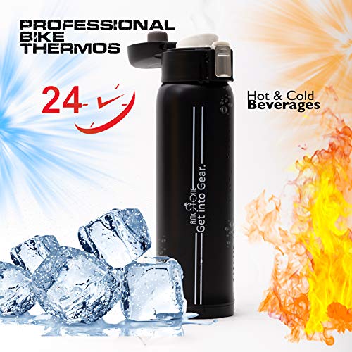 Bike Bottle Holder Pro Set with Thermos Bike Bottle OR Exrta Set with