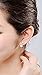 SmallDragon Women's 1 Pair 925 Sterling Silver Double Sided Crystal Balls Stud Earrings (Silver)