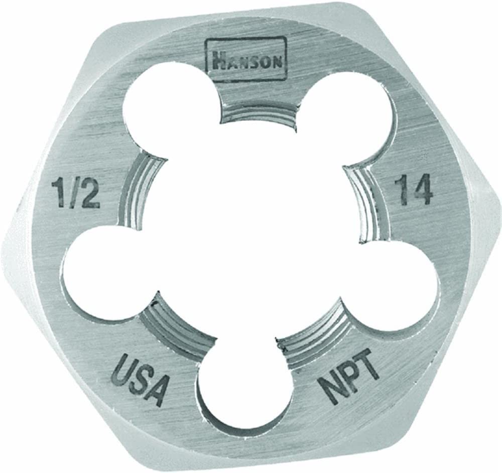 Irwin Tools 7005 Hexagon Taper Pipe Dies, 1/2 Inch - 14 NPT by Irwin Tools