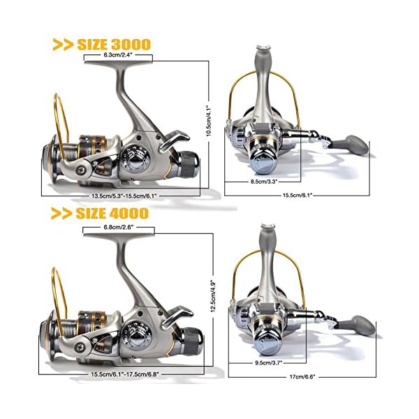 Yoshikawa-Baitfeeder-Spinning-Reel-Saltwater-Freshwater-Fishing-551-101-Bearings-Aluminum-Handle-CNC-Spool-Front-Rear-Drag-Left-Right-Hand-Changeable-Surf-Fishing-3000-6000