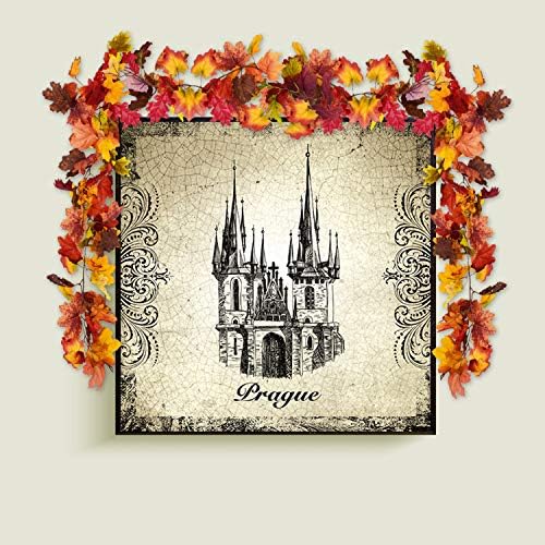 Sunm Boutique 2 Pcs Synthetic Maple Leaf Garland Hanging Fall Depart Vines Hanging Vegetation for Indoor Out of doors Autumn Marriage ceremony Door Fire Thanksgiving Pageant Dinner Occasion