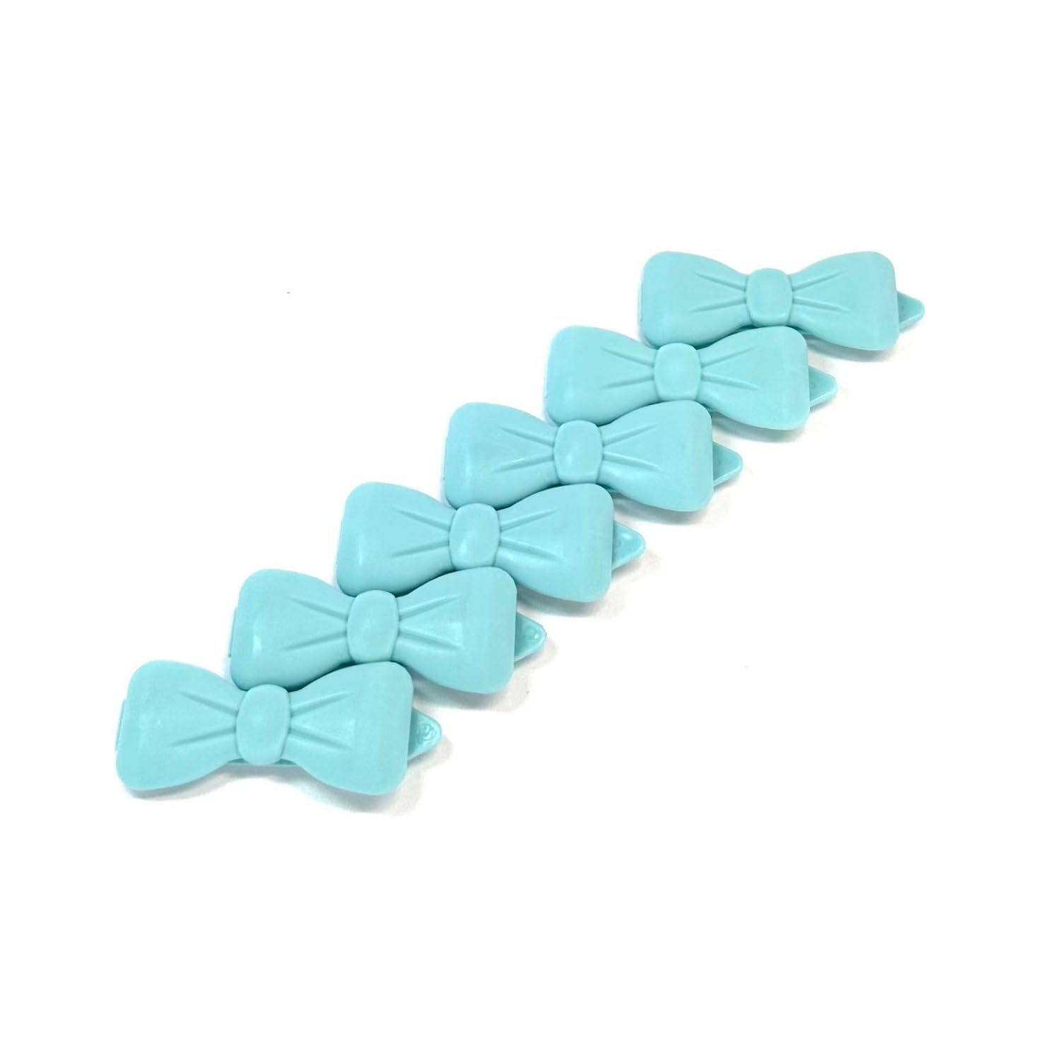 Dog Hair Clips, Pack Of 6, Turquoise 3