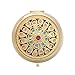 ALICE 12 Sets Gleamy Boutique Compact Mirror, Folding Mirrors With Gift Box-Golden
