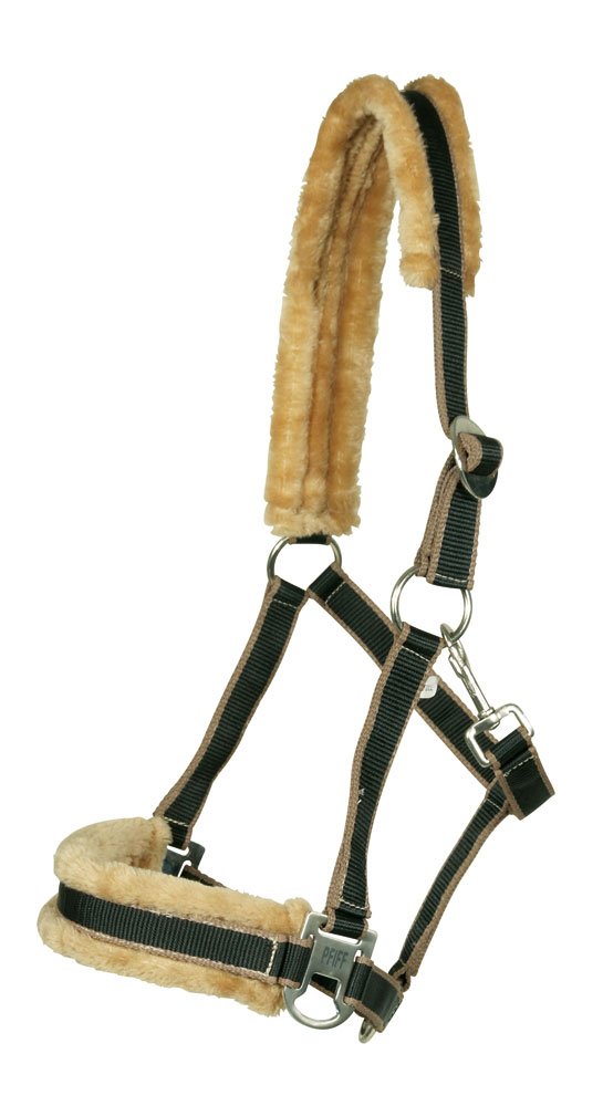 PFIFF Head Collar with Synthetic Fur Headcollar