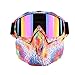 FREEHAWK Motorcycle Goggle Mask Removable Face Mask Off-road Riding Goggles