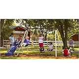 Flexible Flyer Triple Fun II Metal Swing Set