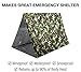 Swiss Safe Camouflage Emergency Mylar Blankets – Perfect for Outdoor Camping, Hiking, Survivalist, Shelters, Preppers, Hunting, First Aid Kit