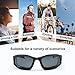 Military Goggles Tactical, MASO polarized daisy x7 army sunglasses Protective Glasses With 4 Interchangeable Lens, Polarized Sport Sunglasses for Men and Women in Running Cycling Skiing Fishing