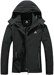 MOERDENG Women's Waterproof Rain Jacket Lightweight