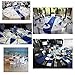 OHogar Royal Blue Table Runners Packs of 10 12×108 inches Satin Table Runner for Party,Wedding,Banquet,Birthday,Decoration,Reception,Event,Shower,Silk&Smooth Seam Edges Fabric Fit Long,Round Tables