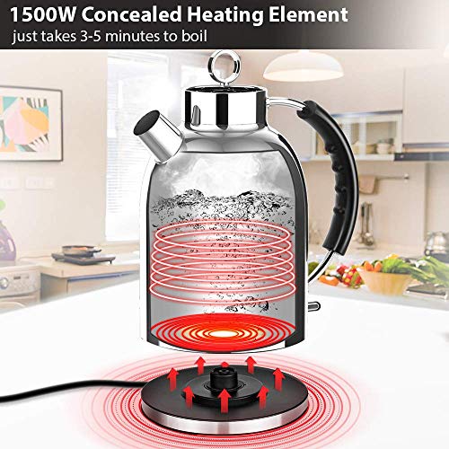 Electric Kettle,ASCOT Tea Kettle Electric Tea Kettle Fast Boiling Water