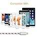 HAllein Certified 2 Pack 10 Feet Nylon Braided 8 Pin Lightning to USB Cable
