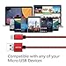 JASTEK Micro USB Cable 3Pack (0.8ft, 3.3ft, 6ft) Durable Nylon Braided High Speed 2A Current Charging Cables for Android, Samsung, Sony, Huawei, HTC, Nokia, LG, Nexus and other Smartphones - red