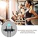 Bluetooth Headphones Magnetic Wireless Earbuds 4.2 Sport Headset with Mic,Sweatproof Noise Cancelling Headphones Secure Fit for Workout Gym Running Portable Stereo Earphones (Black)thumb 2