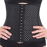 Everbellus Breathable Latex Corset Training Waist Cincher for Women