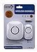 Fortress Security Store Wireless Doorbell Operating at 500-feet Range with Over 50 Chimes, No Batteries Required for Receiver, (White) by Fortress Security Store