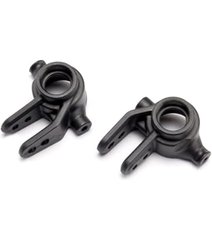 Traxxas 9037-GRAY – Blocchi Sterzo Rinforzati Sinistro E Destro (Grigio) Per Kit Heavy Duty Serie 9080