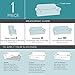 Maytex Reeves Stretch 1 Piece Sofa Furniture Cover Slipcover, Natural White