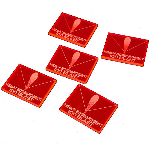 Space Fighter, Ion Blast Tokens, Fluorescent Pink (5)