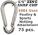 Heavy Duty 55' Indoor/Outdoor Cable Kit for Baseball Softball Batting Cage Net with 3/8