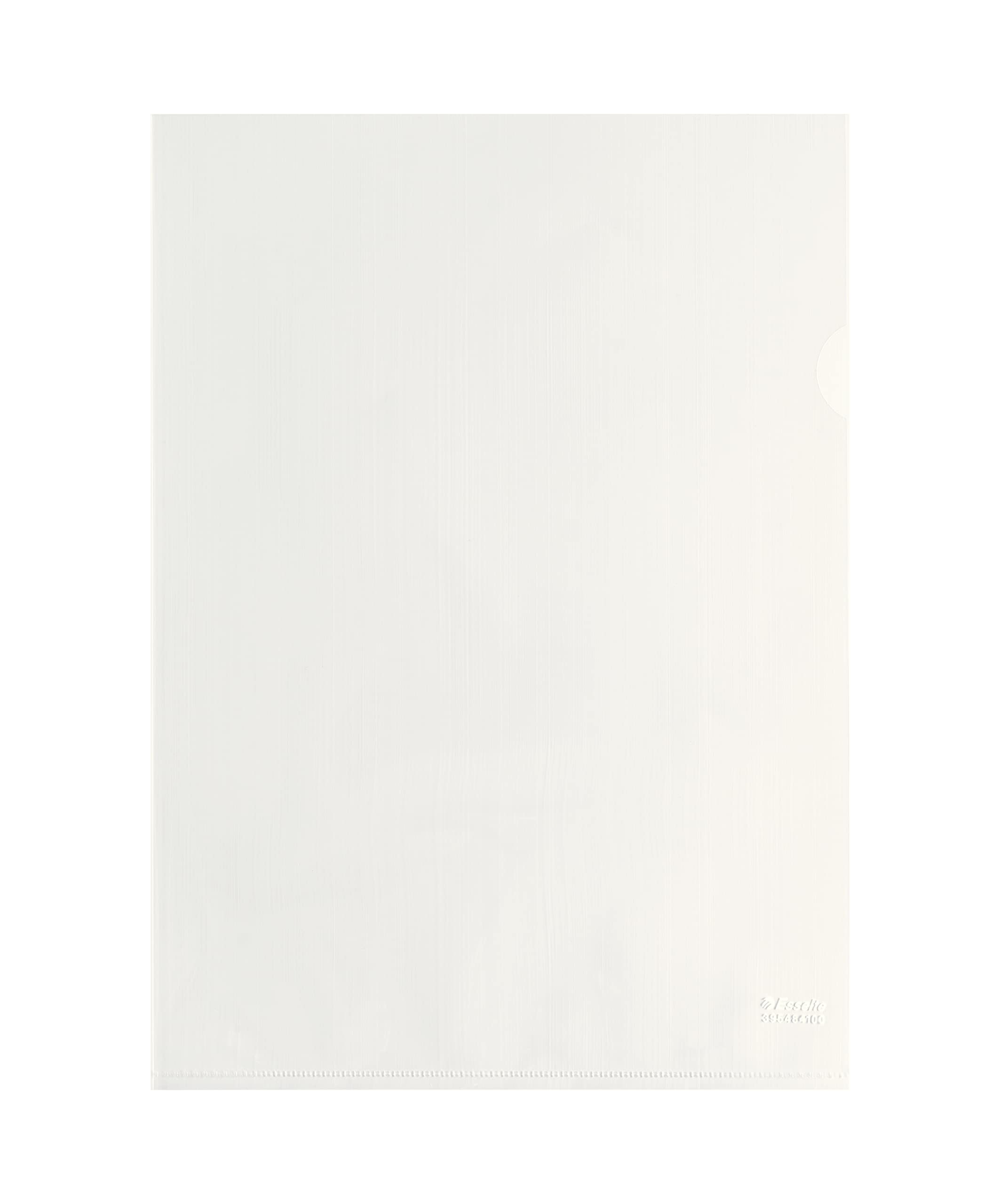 Esselte Envelopes A L Copy Safe de Luxe, Transparent, 22 x 30 cm, format Document Holder, Folio in PP 100 envelopes PP lucido transparent