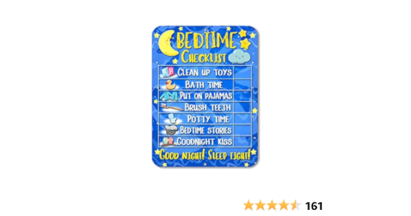 超話題新作 Gifts Dew Honey ベッドタイムチェックリスト 視覚教育 子供用 ブリキの学習カレンダー 子供と自閉症用 ご褒美チャート 星 ルーチン マップメジャー Www Doebem Org Br