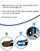 U-Shaped Heel Cushion, Silicone Plantar Fasciitis Pad for Heel Spur/Instant Pain Relief by Toe Glow