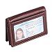 IDEAWIN Bifold RFID Blocking Card Wallet Card Holder ID Window Front Pocket Wallet
