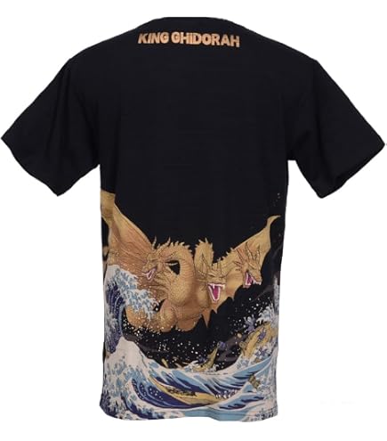 Amazon.com: Godzilla T-Shirt Thirty-six Views of Mt. Fuji Hokusai