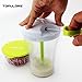 Manual Food Chopper Hand-Powered Food Chopper Compact Handheld Onion Chopper, Garlic Squeezer, Ginger Slicer, Pepper Cut, Herbs Chop, Cheeses Chopper Masher (Chopper set)